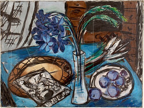 Still Life with Blue Orchids, 1938, Max Beckmann