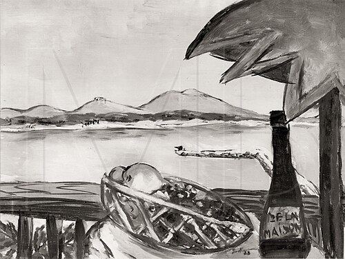 View of the Mountains of Toulon, 1938, Max Beckmann