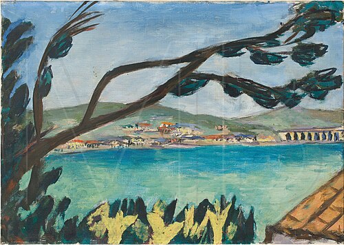 Small Bandol Landscape, 1938, Max Beckmann