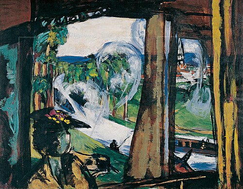 In the Train (Northern France), 1938, Max Beckmann