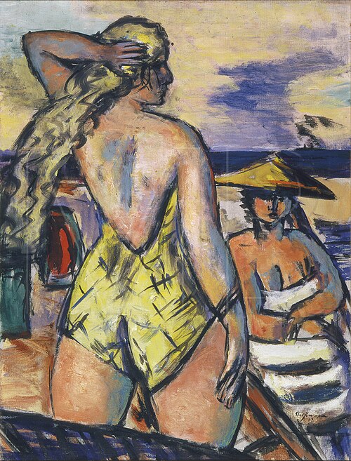 Girls by the Sea, 1938, Max Beckmann