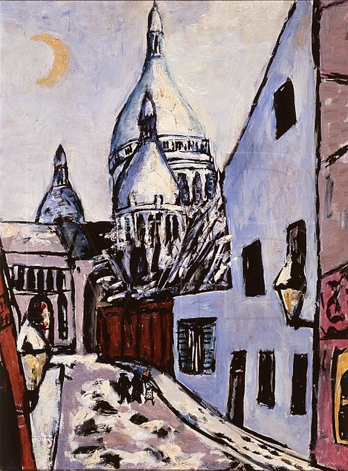 Sacré-Cœur in the Snow, 1939, Max Beckmann