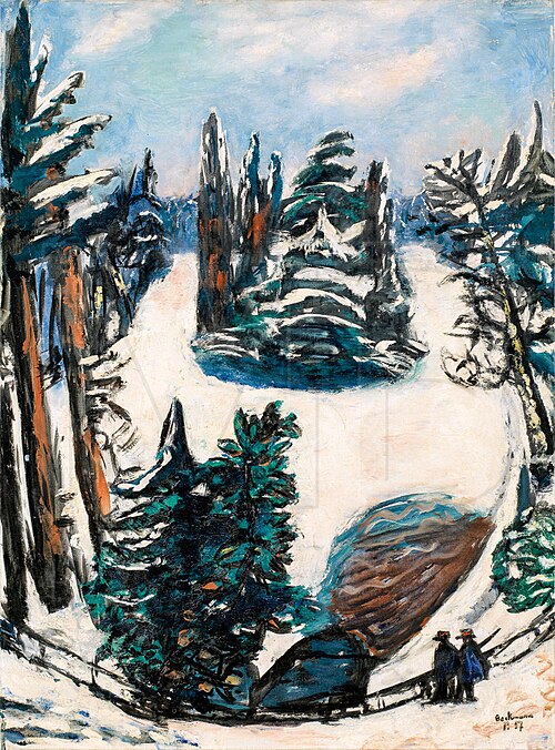 Le Lac in Winter, 1939, Max Beckmann