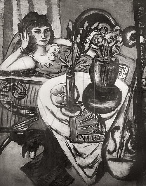 Quappi with Large Still Life, 1941, Max Beckmann
