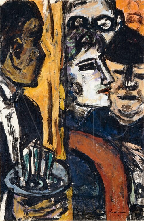 Yellow Café, 1941, Max Beckmann