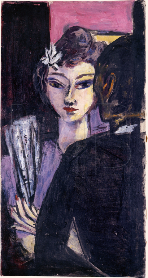 Anni / Girl with Fan, 1942, Max Beckmann