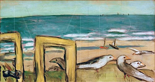 Sea Gulls - Sunny, 1942, Max Beckmann