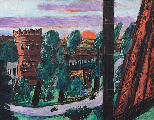 Water Tower in Holland, 1942, Max Beckmann