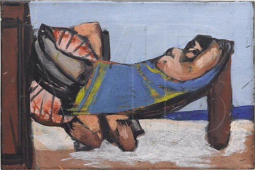 Hammock, 1942, Max Beckmann