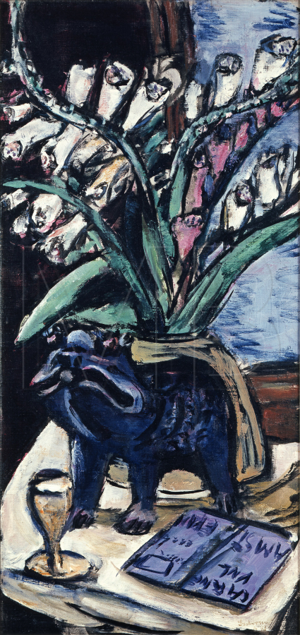 Still Life with Foxglove, 1943, Max Beckmann