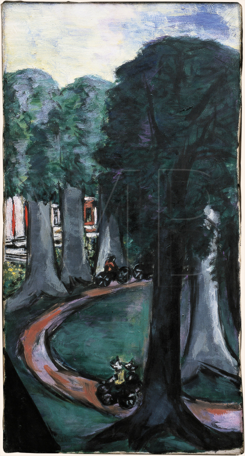 Path in the Park, 1943, Max Beckmann