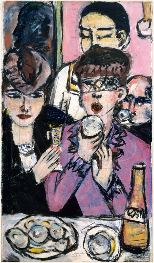 Oyster Eaters, 1943, Max Beckmann