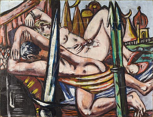 City of Brass, 1944, Max Beckmann