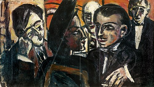 Caliente-Bar, 1944, Max Beckmann