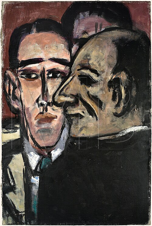 The Architect (Two Men), 1944, Max Beckmann