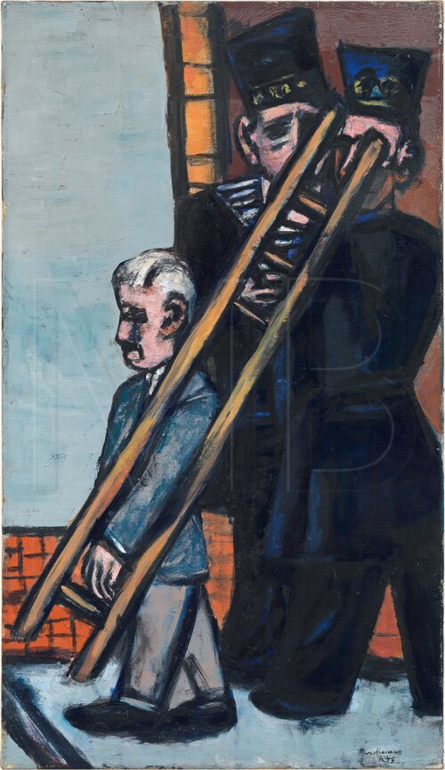 Man with Ladder, 1945, Max Beckmann