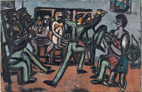 Soldier's Bar, 1946, Max Beckmann