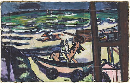 Seascape Noordwijk, 1946, Max Beckmann