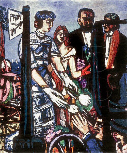 Festival of Flowers in Nice, 1947, Max Beckmann