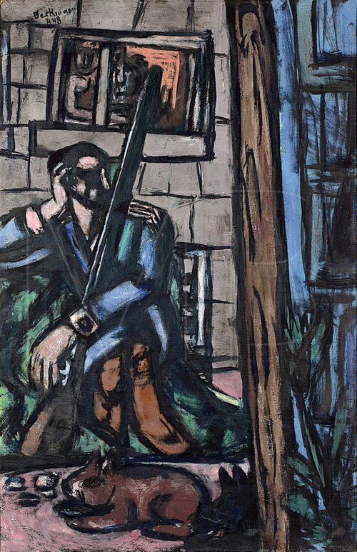 Soldier, 1947, Max Beckmann