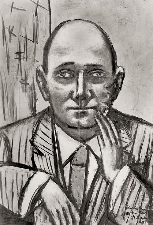 Self Portrait of John S. Newberry, 1947, Max Beckmann