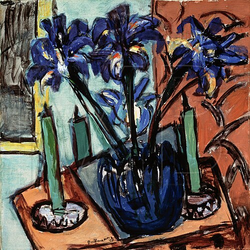 Still Life with Blue Iris, 1948, Max Beckmann