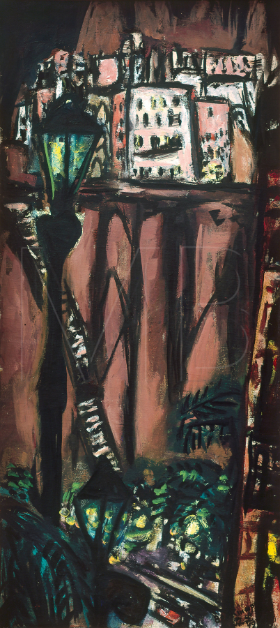 Small Monte Carlo Cliff Cityscape, 1948, Max Beckmann