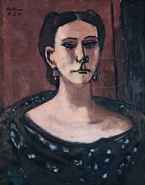 Portrait of Louise Pulitzer, 1949, Max Beckmann