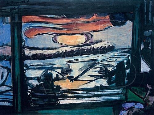 Morning on the Mississippi / Mississippi Landscape, 1949, Max Beckmann