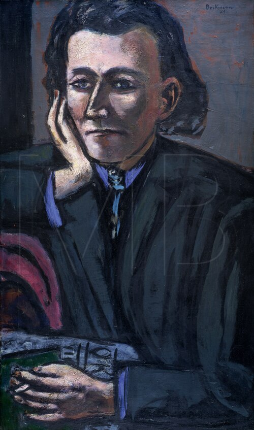 Portrait of Wolfgang Frommel, 1947, Max Beckmann