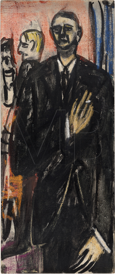 Portrait of René d’Harnoncourt (unfinished), 1949, Max Beckmann
