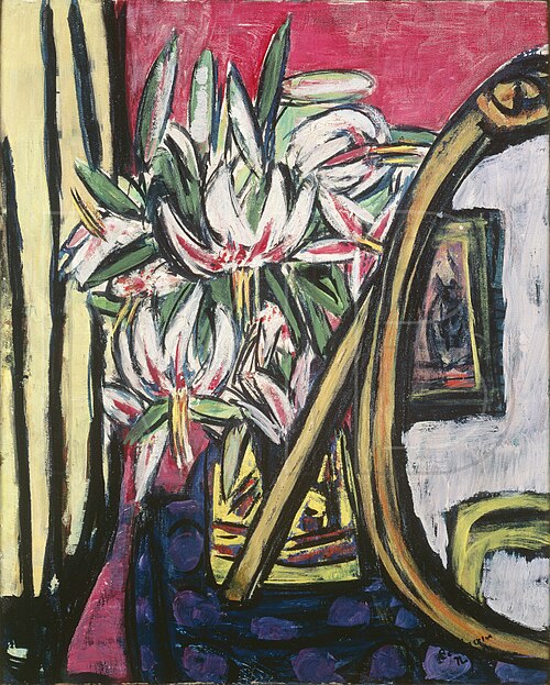 Still Life with Mirror and Turk's Cap, 1950, Max Beckmann