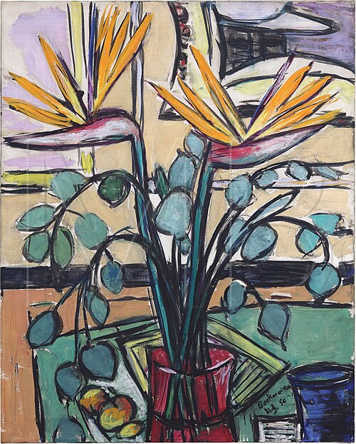 Bird of Paradise Still Life, 1950, Max Beckmann