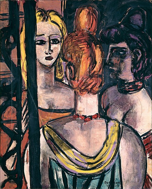 Three Women (Heads), 1950, Max Beckmann