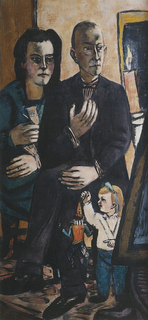 Portrait of the Family Lütjens, 1944, Max Beckmann