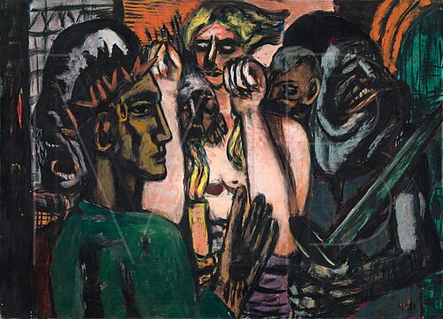 Christ in Limbo, 1947, Max Beckmann