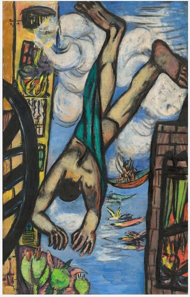 Falling Man, 1950, Max Beckmann