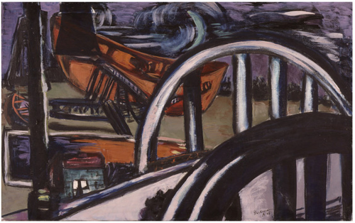 Bridge and Wharf, 1945, Max Beckmann