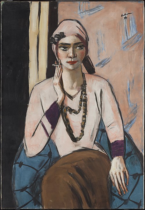 Quappi en rose, 1934, Max Beckmann