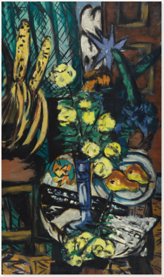 Still life with Yellow Roses, 1937, Max Beckmann