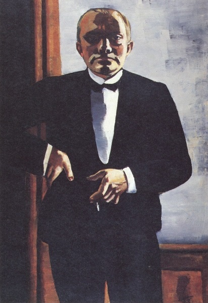 Autoportrait en smoking, 1927, Max Beckmann