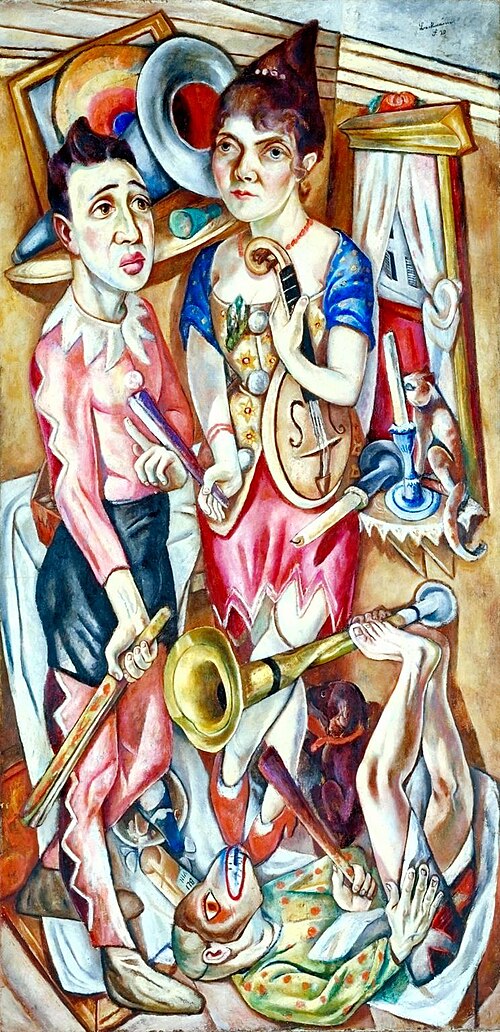 Carnival, 1920, Max Beckmann