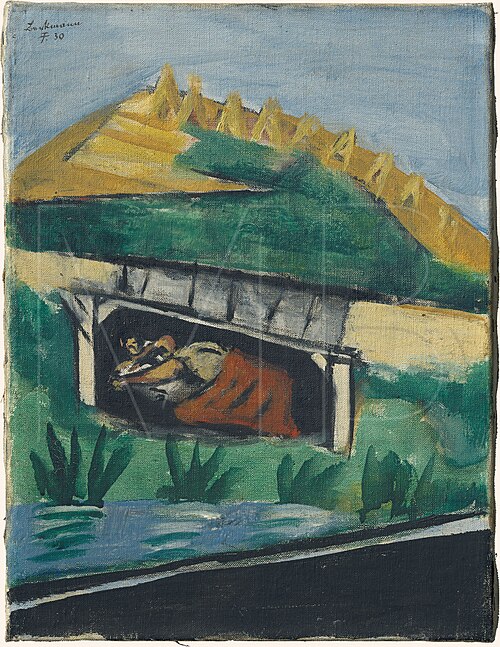Summer / Lovers, 1930, Max Beckmann