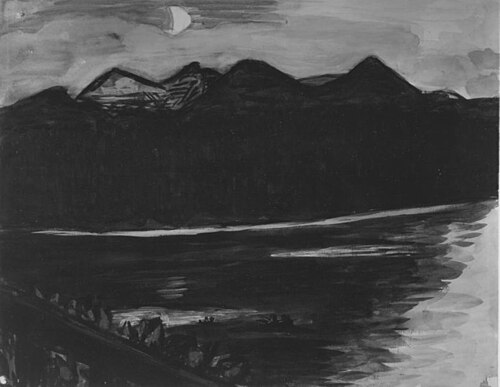See bei Mondschein, 1934, Max Beckmann