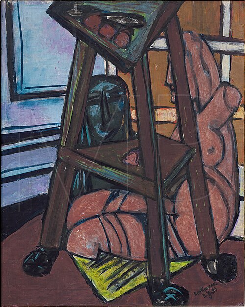 Sculpture Studio / Studio Corner, 1950, Max Beckmann