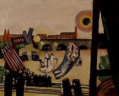 Chinese Fireworks / The Dream (Small), 1927, Max Beckmann