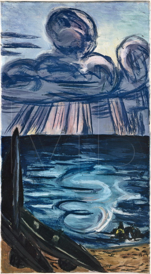 Sea with Large Cloud, 1943, Max Beckmann