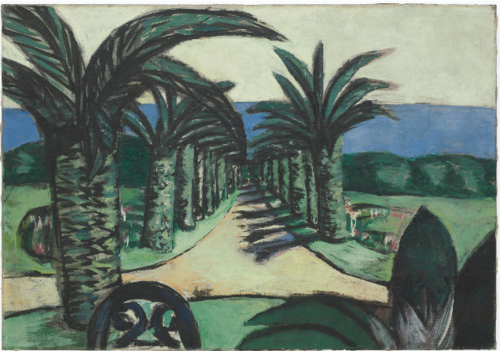 Landscape, Cannes, 1934, Max Beckmann