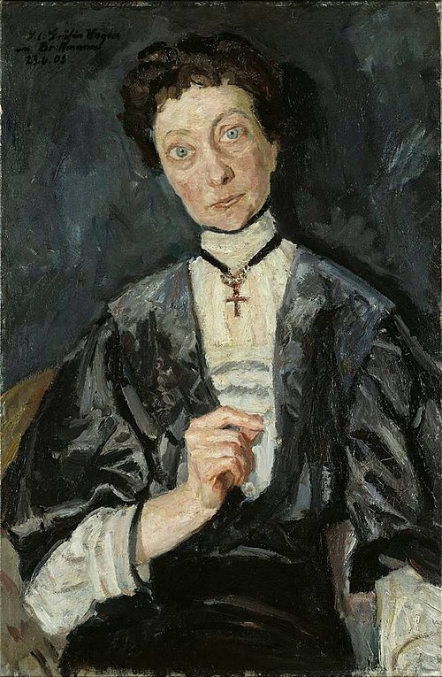 Portrait of Augusta Countess vom Hagen, 1908, Max Beckmann