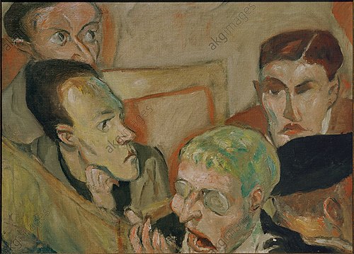The Defendants, 1916, Max Beckmann